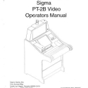 Sigma PT-2B Video Poker machine Operators manual